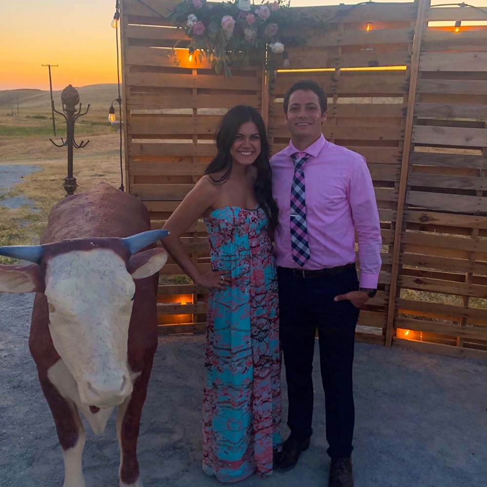 Jessica Simpson Strapless Cherry Blossom Dress